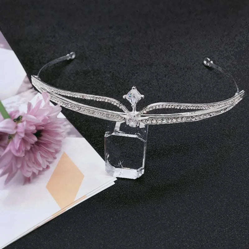Bridal Rhinestone Crown Tiaras Wedding Hair Accessories
