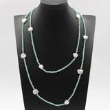 Butterfly Keshi Pearl Long Necklace for Women