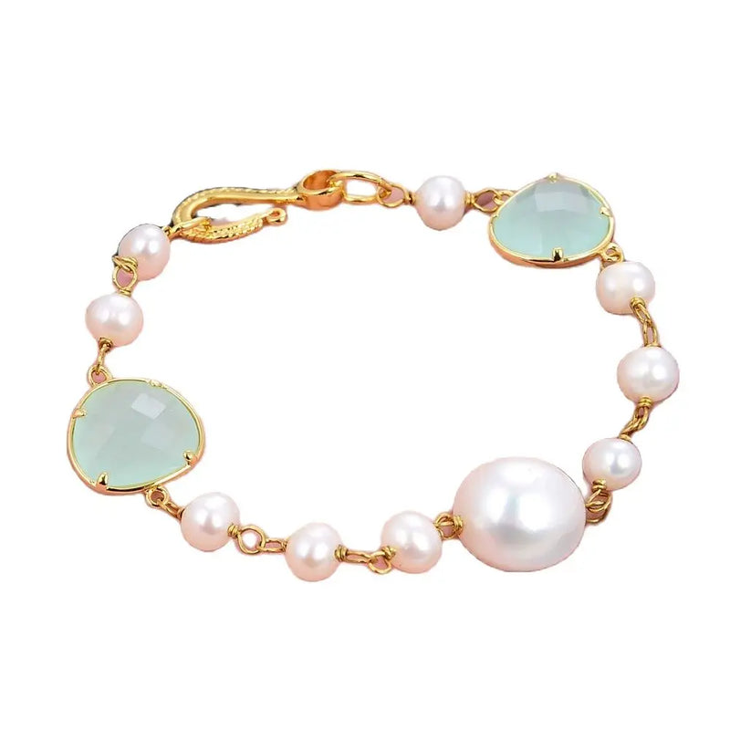 GG Baroque Pearl Crystal Bracelet