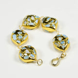 Natural Larimar Gems Beaded Bracelet Women Jewelry Gift
