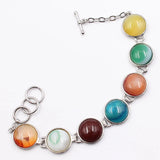 Green Abalone Shell Bracelet Bangle For Women Lady Jewelry