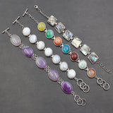 Green Abalone Shell Bracelet Bangle For Women Lady Jewelry