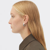Stylish Solid Metal Hoop Earrings Small Brass Minimalist Daily Earrings