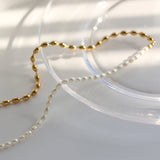 Bohemian Beads & Pearls Necklace Choker