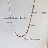 Bohemian Beads & Pearls Necklace Choker