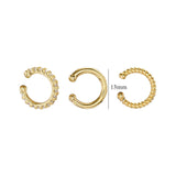 3Pcs/set Minimalist CZ Cartilage Earrings for Women
