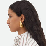 Metal Smooth Water Drop 31-51mm Women's Earstuds Chunky Exaggerated Jewelry