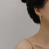 Small Beads Circle Hoop Earrings for Women