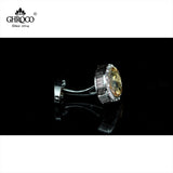Champagne Oval Acrylic French Cufflinks Gift