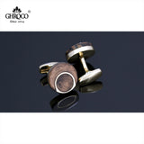 Golden O French Shirt Cufflinks for Men