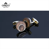 Golden O French Shirt Cufflinks for Men