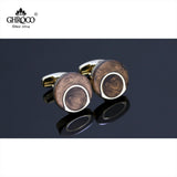 Golden O French Shirt Cufflinks for Men
