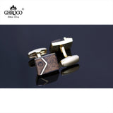 Golden V French Shirt Cufflinks for Men
