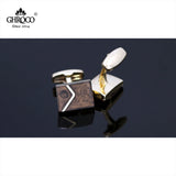 Golden V French Shirt Cufflinks for Men