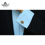Golden V French Shirt Cufflinks for Men