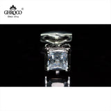 Square Zircon French Cufflinks for Men