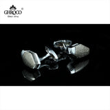Laser Printed Hexagon Shirt Cufflinks for Business Men