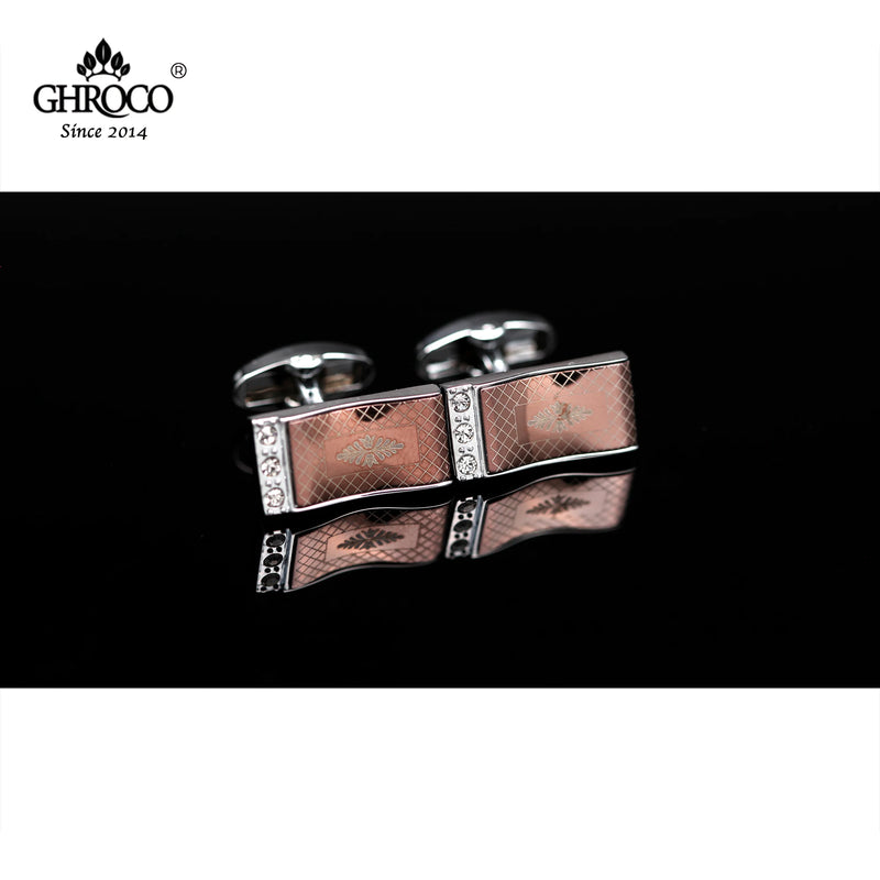 Laser Printed Shirt Cufflinks for Business and Wedding