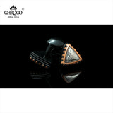 Laser Printed Triangle Shirt Cufflinks for Business Men