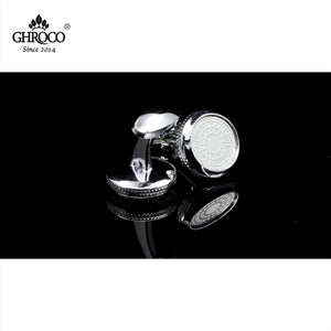Metal Pattern Shirt Cufflinks for Business Men Women