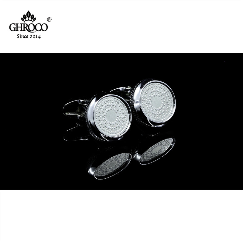 Metal Pattern Shirt Cufflinks for Business Men Women