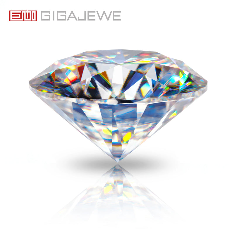 Moissanite D 0.2-30.0ct Round Brilliant Top Loose Lab Diamond Test Passed