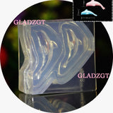 3D Stereo Cartoon Dolphin Mold Transparent DIY Craft Jewelry Resin Molds