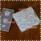 3D Stereo Lovely Roses Flower Mold for DIY Decorative Craft Jewelry Making