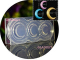 3D Stereo Moonlight Mold Transparent DIY Craft Jewelry Resin Molds