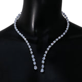 Vintage CZ Open Choker Necklace for Women Wedding