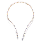 Vintage CZ Open Choker Necklace for Women Wedding