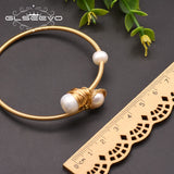 GLEVO Freshwater Baroque Pearl Bracelet Wedding Jewelry GB0185