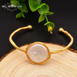 GLEVO Freshwater Pearl Adjustable Bracelet Wedding Gift GB0067