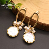 GLEVO Baroque Pearl Drop Earrings GE0872D