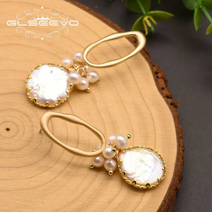 GLEVO Baroque Pearl Drop Earrings GE0872D