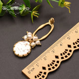 GLEVO Baroque Pearl Drop Earrings GE0872D