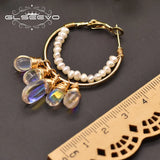 Fresh Water Pearl Big Earrings For Women Girl Lovers' Fine Jewellery GE0837