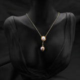 Baroque Pearls Long Chain Pendant Necklace Customizable