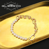 Natural Tahitian Rotundity Pearls Bracelet Korea Wedding Jewelry