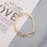 Natural Tahitian Rotundity Pearls Bracelet Korea Wedding Jewelry