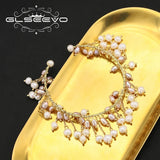 Natural Pink Pearls Tassel Bracelet Medieval Fine Jewelry Christmas