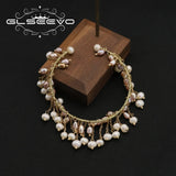 Natural Pink Pearls Tassel Bracelet Medieval Fine Jewelry Christmas