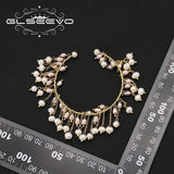 Natural Pink Pearls Tassel Bracelet Medieval Fine Jewelry Christmas