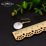 925 Silver Natural Baroque Pearl Drop Earrings Gift GE0629