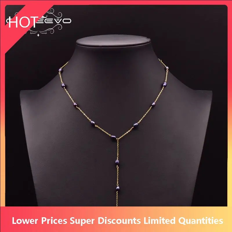 Pearl Pendant Necklace 925 Silver for Women