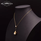 925 Silver Pearl Pendant Necklace Gift Wedding Jewelry GN0092