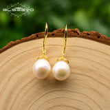 925 Silver Fresh Water Pearl Grape Shape Earrings