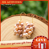 925 Sterling Silver Fresh Water Pearl Drop Earrings