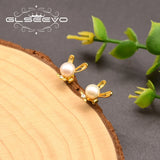 925 Silver Pearl Animal Earrings For Women GE0860