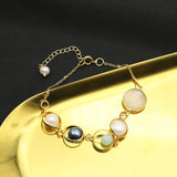 Natural Pearls Pendant Bracelet - Customizable